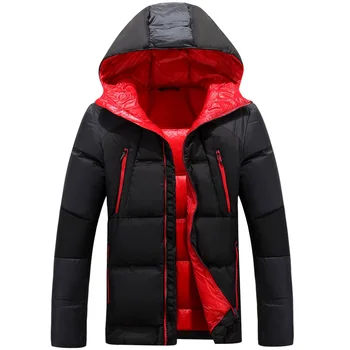 

2018 Fashion Winter Men Down jacket Casual Mens Down jacket And Coats Thick Parka Men Outwear Down jacket Male Clothing JK-219