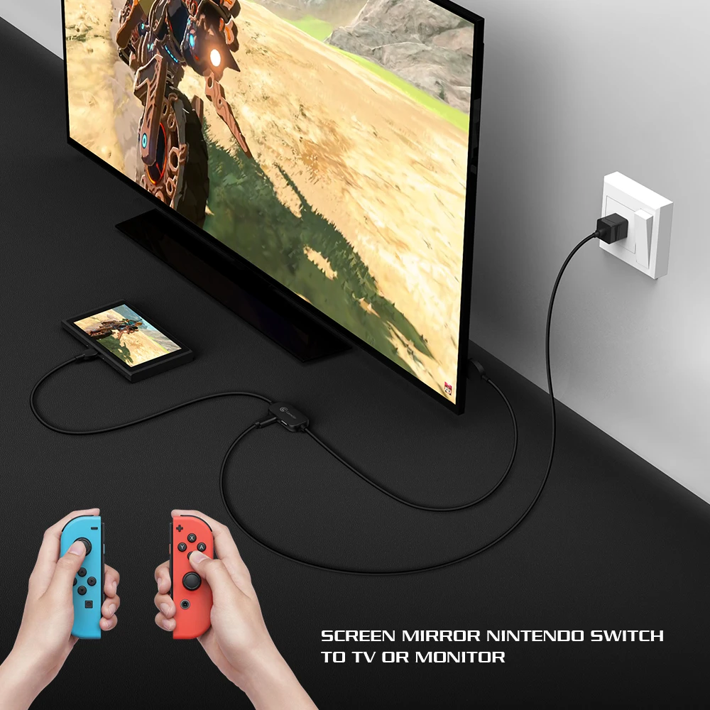 GameSir GTV120 20 V/3A Mini 1080P HDMI дисплей адаптер и конвертер кабель лучше всего для nintendo Switch/HUAWEI/samsung/microsoft