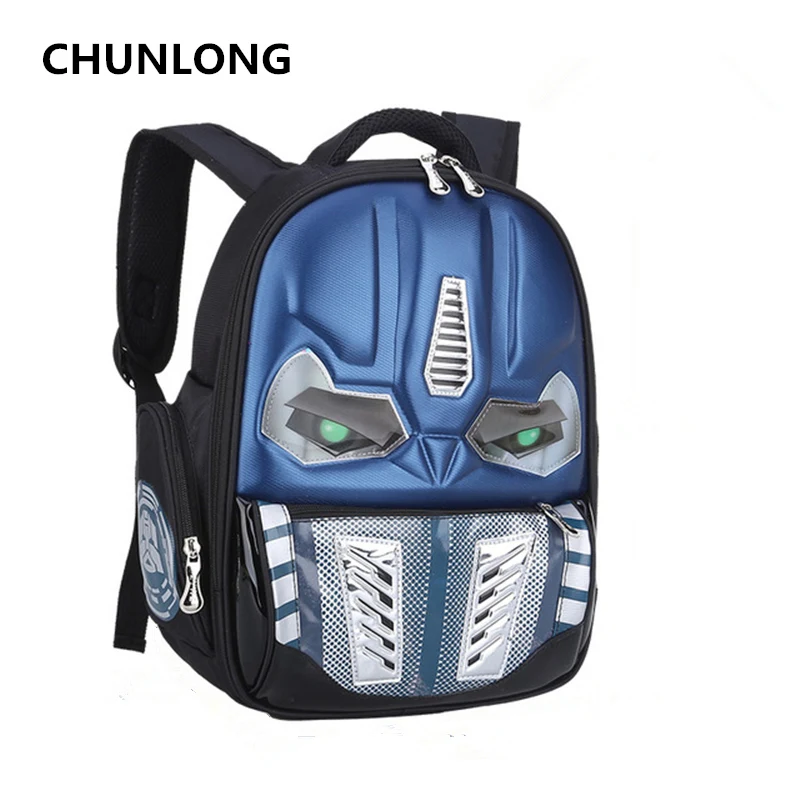 CHUNLONG 3D Cartoon School Bags For Boys and grils Children font b Backpacks b font font