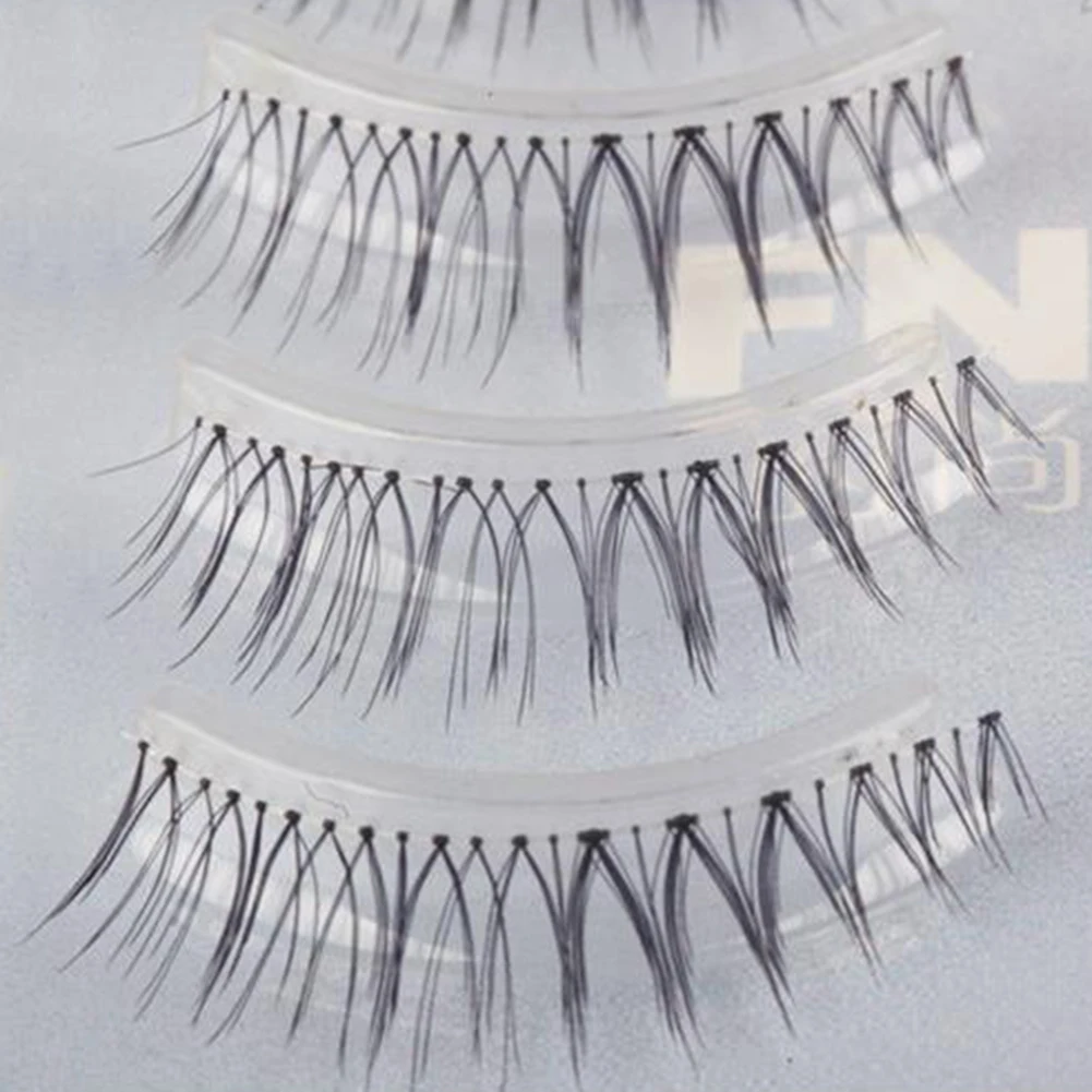 4 Pairs Soft Natural Handmade False Eyelashes Long Thick Eye Lashes Extension | Красота и здоровье