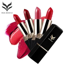 HUAMIANLI 12 Цвет матовая губная помада Водонепроницаемая Стик Make Up, увлажняющий бальзам для губ, устойчивая помада блеск для губ, косметика, H02