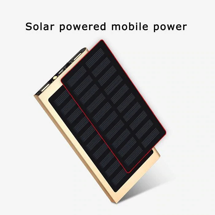 Изготовленный на заказ логотип 20000mAh Солнечная батарея для внешнего зарядного