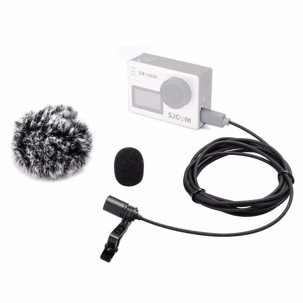 Lavalier Microphone Clip on Omni directional Mic for Sjcam Sj6 Legend