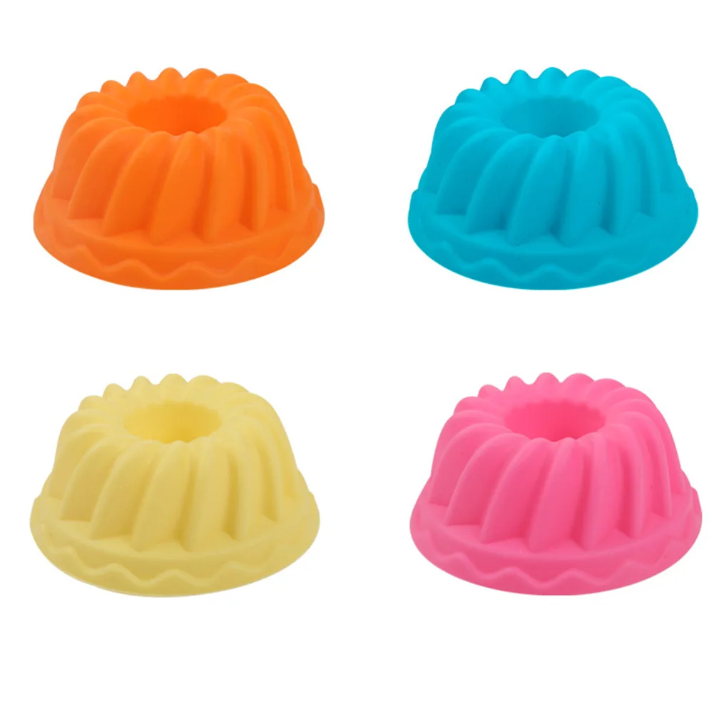 

7*7*3cm Pumpkin Shape 3D Cake Cup Silicone Muffin Cupcake Mold Baking Tools Cake Decorating Tools For Bakeware
