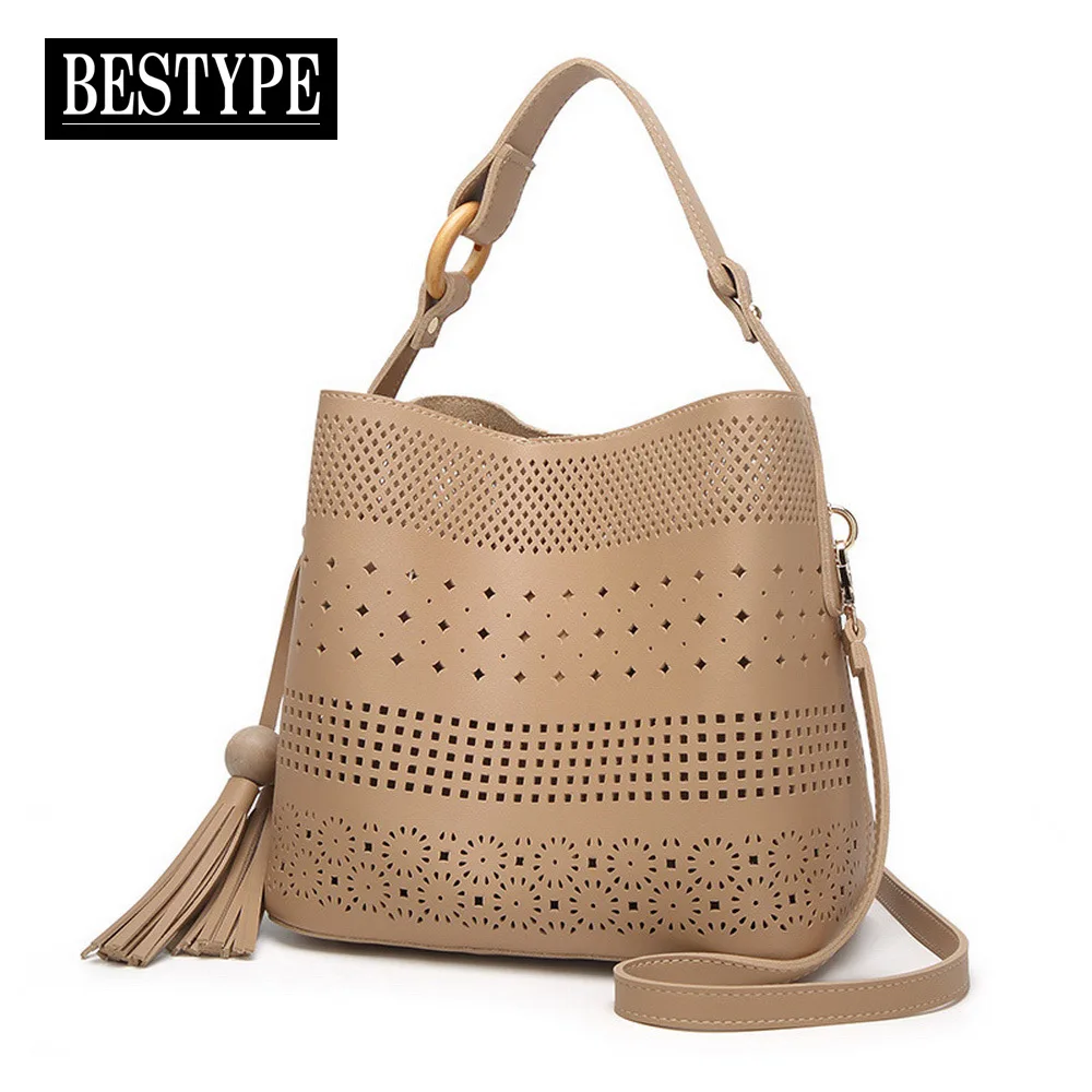 BESTYPE Для женщин Сумки модная открытая женская сумка PU кожа Композитный Crossbody Топ