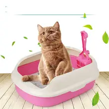 Toilet Bedpan Cat Litter Box Cat Dog Tray Toilet Supply Teddy Anti-Splash Pet Dog Toilette Chiot Indor Depan Plastic sandbox cat