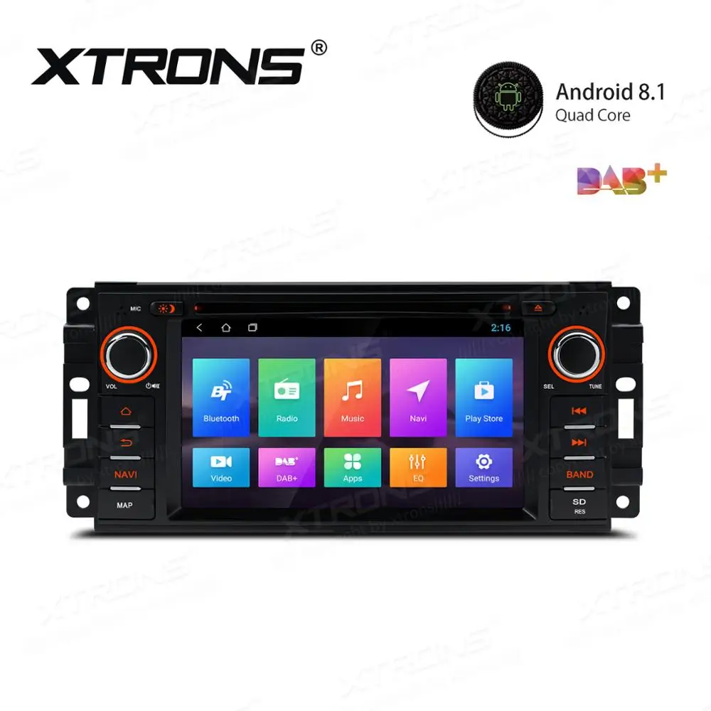 

XTRONS 6.2" Android 8.1 Car Radio Stereo DVD Player GPS Navigation for JEEP Patriot Liberty Wrangler Compass DODGE Chrysler