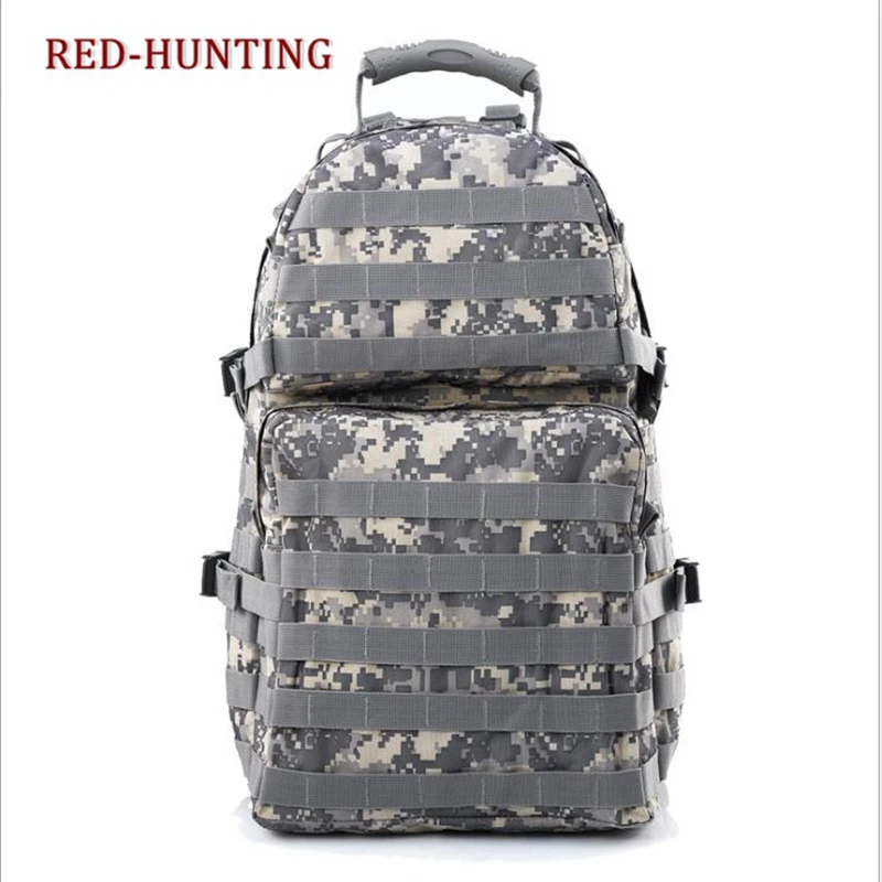 US ACU 55L Tactical Molle Hunting Bag Military Camping Hiking Bags