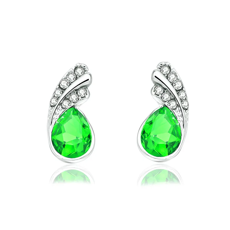 Женские серьги гвоздики с австрийским кристаллом|fashion stud earrings|stud earringsstud earrings