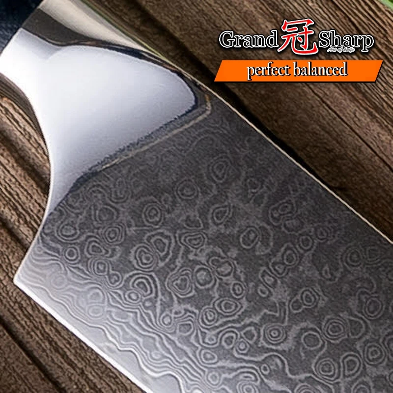 Дамасские кухонные ножи Kiritsuke Gyuto поварской нож 67 слоев японский Дамаск vg10 высокоуглеродистой стали профессиональная кухня