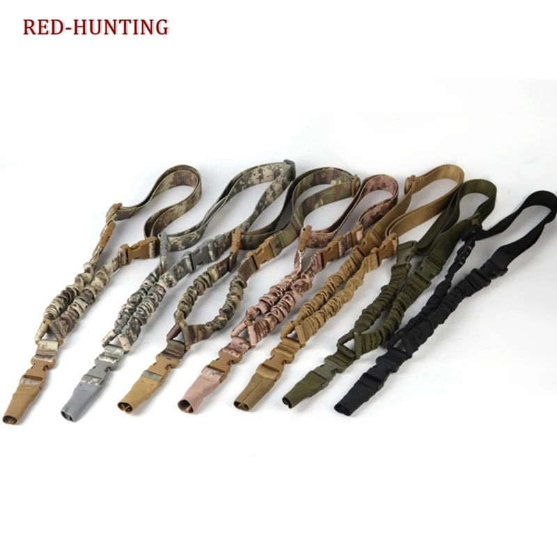 

Wholesale Hunting Rifle Gun Sling Airsoft Tactical Adjustable Nylon 1 Single Point Bungee Strap System