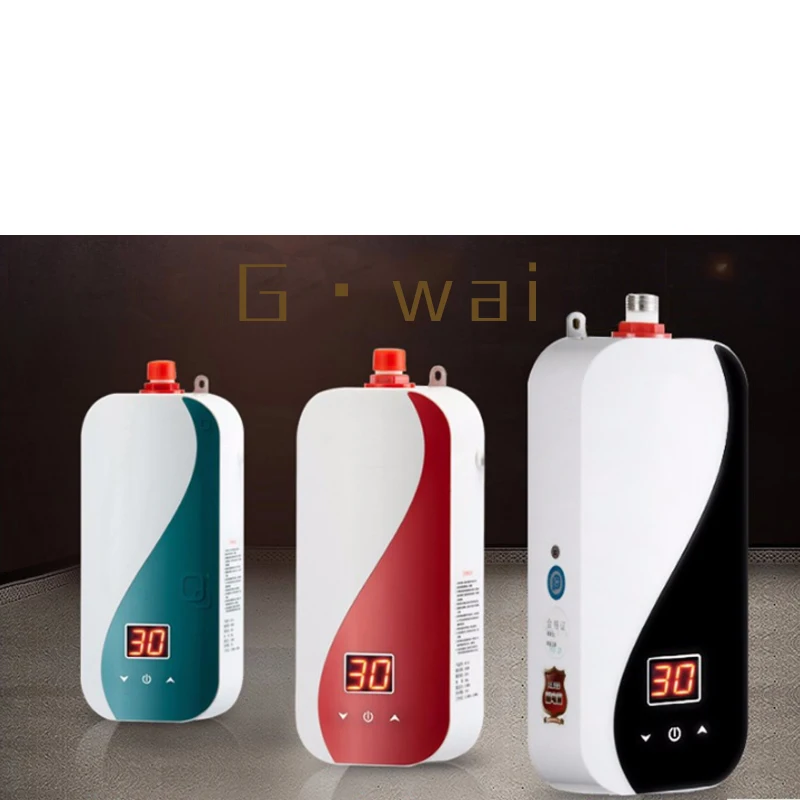 GWAI cuisine salle de bains température constante chauffe eau Conversion de fréquence chauffage instantané Type 5500W puissance tactile chauffage XC01