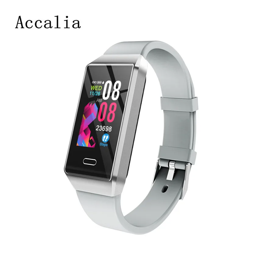 

Accalia X9 tracker fitness GPS heart rate&blood pressure monitor smart band waterproof message push smart watch for man&woman