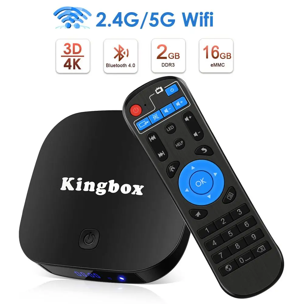 K2 PRO Smart TV Box Android 8.1 2GB 16GB RK3399 1080p 4K Wifi Google Play Netflix Set top Box Media Player Android Box 8.1