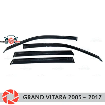 

Window deflector for Suzuki Grand Vitara 2005-2017 rain deflector dirt protection car styling decoration accessories molding