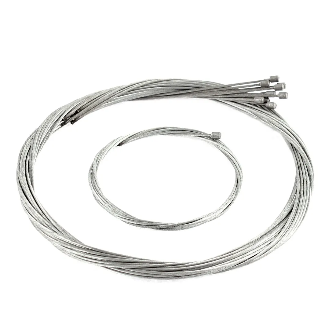 

X Autohaux 10 Pcs 1.2M 4Ft Long Steel Flexible Motorcycle Throttle Shift Cable Control Wire
