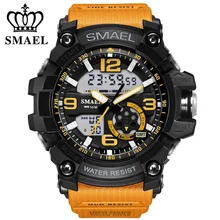 Военные часы армейские мужские наручные часы светодиодный кварцевые часы Digtial Dual Time Мужские S Shock часы reloj hombre спортивные часы армейские
