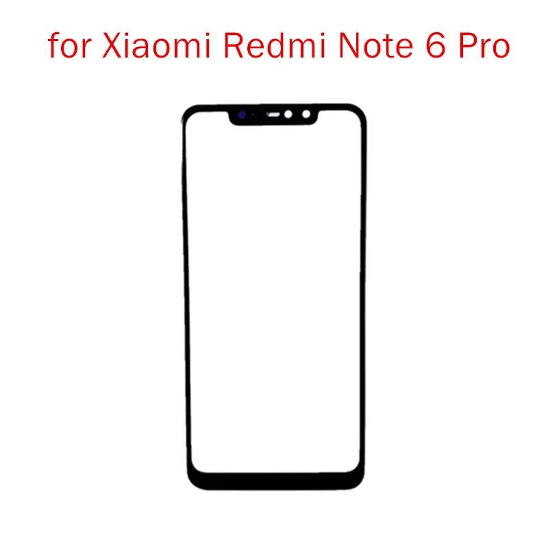 

for Xiaomi Redmi Note 6 pro Touch Screen Glass Sensor Panel Front Glass Panel Digitizer Touchpad Repair Spare Parts