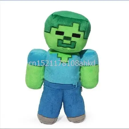 Minecraft Plush Stuffed Toys 18cm Minecraft Steve Creeper Zombie Soft Plush Toys Dolls Brinquedos for Kids Children Xmas Gifts