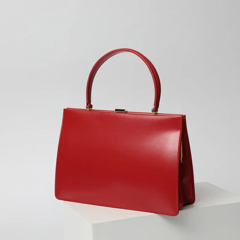 D'affaires De Sacs Main Gao Brown infatuation Designer Haute Bonbons Fourre Top retro Véritable poignée D'épaule Qualité Temperament white tout Cuir Femmes gem En Solide Dames Luxe Boîte Red With À Guihei Luyo Green 8vB0q7