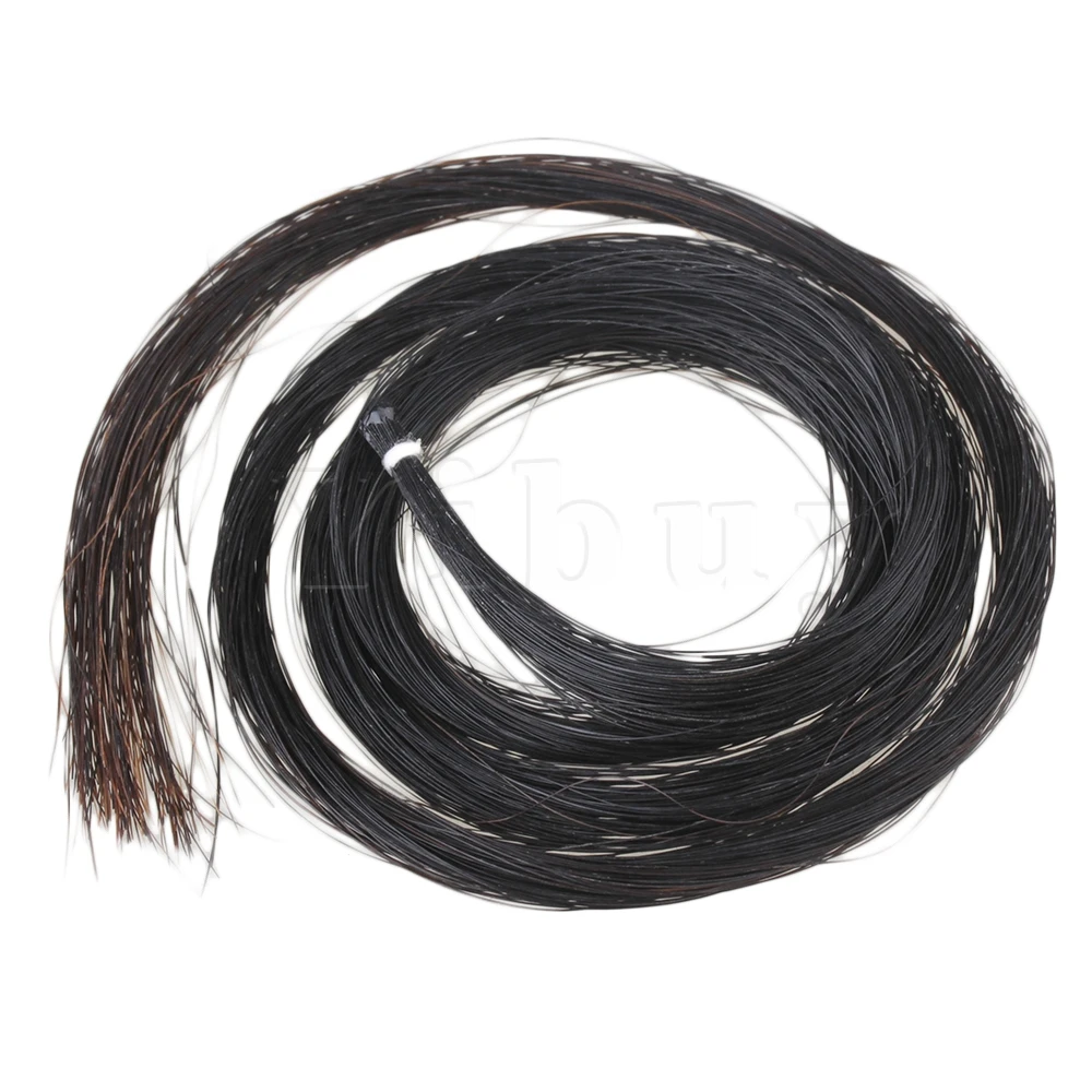 

Yibuy BLACK 1 Hank 32inch Mongolian Violin/Viola Bow Hair Horse hair