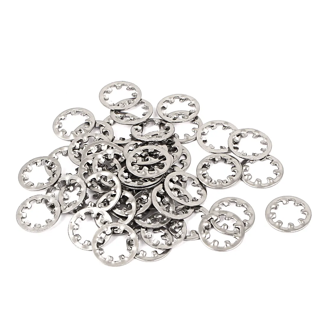 

M6 304 Stainless Steel Internal Star Lock Washers 50 Pcs