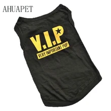 Летняя одежда для домашних животных Товары для домашних животных Gatos Кошки Одежда для собаки чихуахуа xxs мультфильм VIP Детские буквы собака vetement chat E