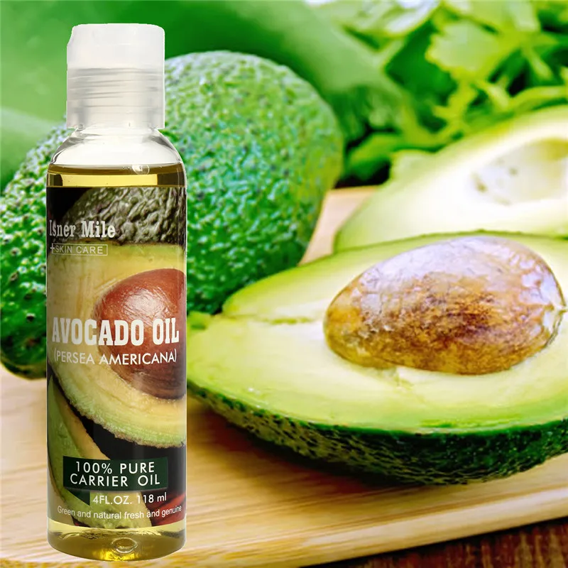 100% puro masaje Natural Spa almendra aguacate Coco aceite esencial prensado en frío hidratante aceite de ricino hidratante cuidado del cabello
