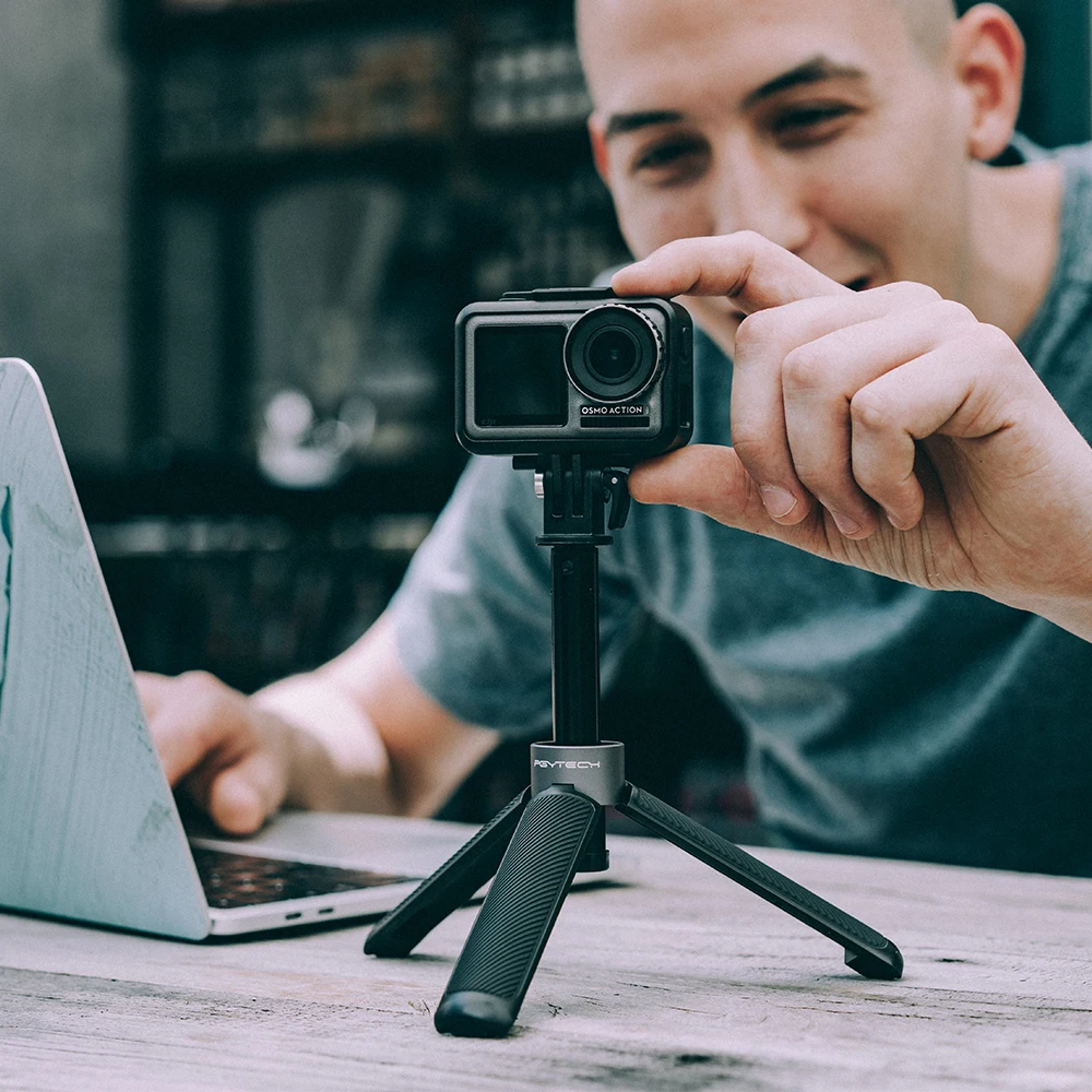 Удлинитель для камеры PGYTECH Action 2 мини-штатив DJI Osmo action Gopro hero 9 Insta 360 One X2