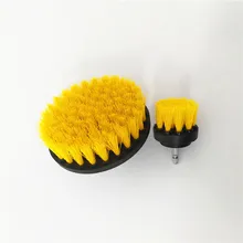 2 шт. насадка в виде щетки мощность скраб-щетка Чистая щетка используется на электрической дрели для ковер на диван кожа пластик деревянный
