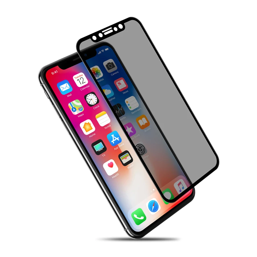 

NILLKIN 9H 3D anti glare Screen Protector For iPhone X Xr 8 8 Plus 7 7 Plus Safety Protective Tempered Glass for iPhone XS Glass