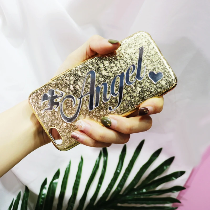 Ingenious Unique Custom name letter glaring sparkle Shining phone case for Huawei p9 p10 p20 mate 9 10 2017 pro plus lite |