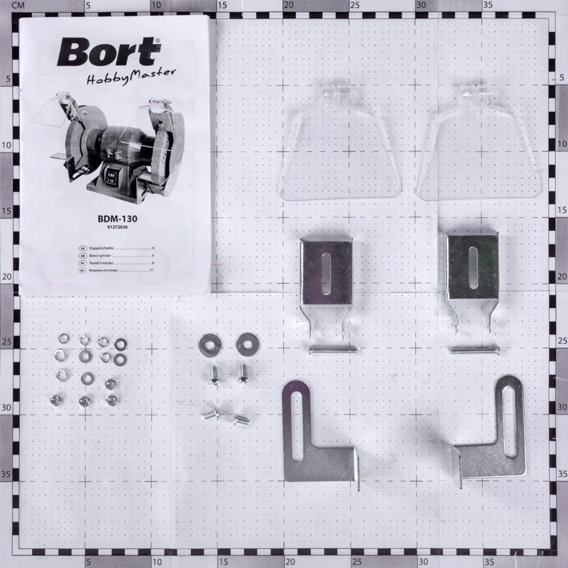 Машина заточная Bort BDM 130 (Мощность Вт Скорость холостого хода 2950 об/мин посадочный