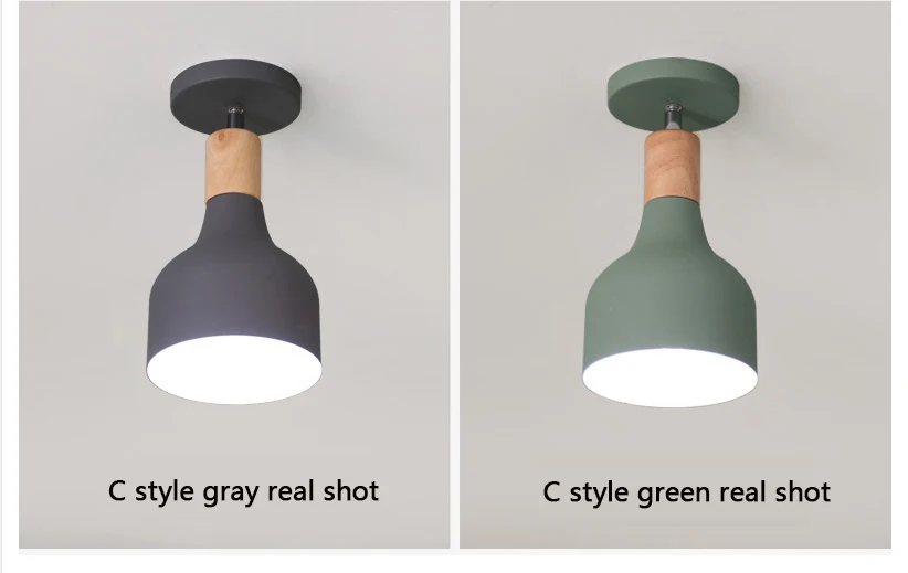 Conduziu a Luz de Teto de Madeira Lâmpadas para Corredor Moderno Nordic Luminair Ferro Metal Corredor Madeira Cinza Branco Luminária Barra 15 corredor corredor madeira cinza branco luminária barra