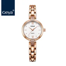 Geya Лидер продаж Япония Miyota 2035 женские часы Роскошные модные розовое золото водонепроницаемые кварцевые женские наручные часы элегантный браслет часы