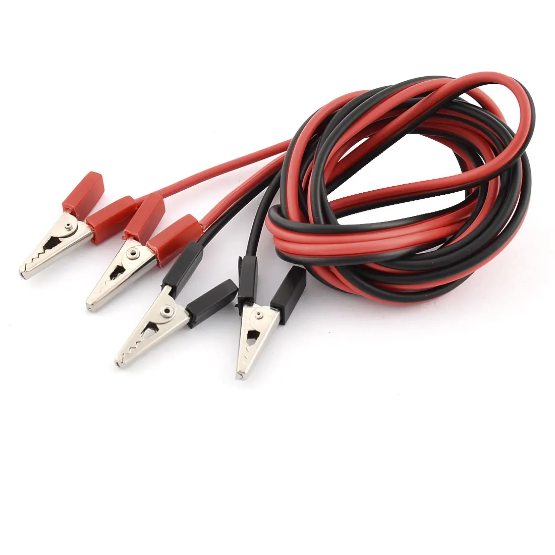 Oiyagai 2 Cables De Prueba Con Pinzas Cocodrilo 4mm - Rojo Y Negro, 100cm, 15A 1000V Para Multímetro