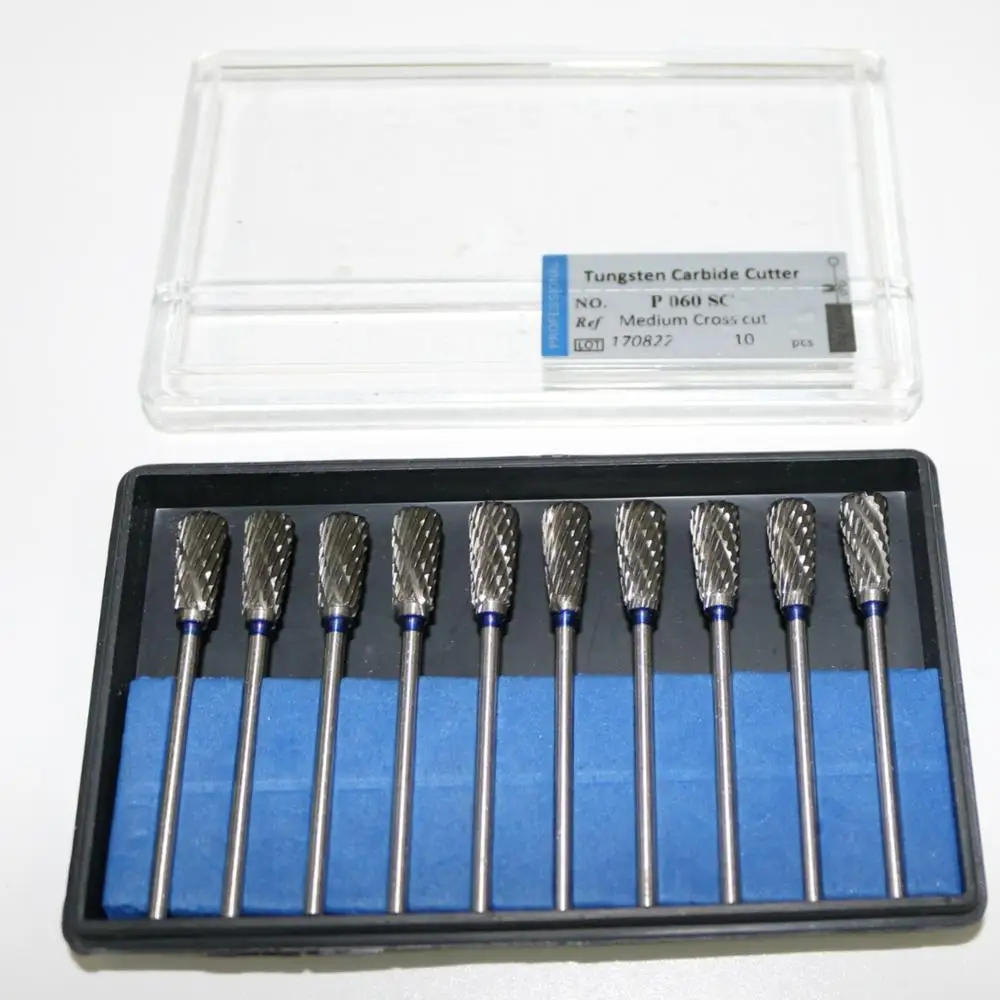 

20 pieces (2 boxes) Tungsten Carbide Burrs Medium Extra Fine Coarse Cross Tungsten Cutter Burs Set Rotary Drill Die Grinder Bits