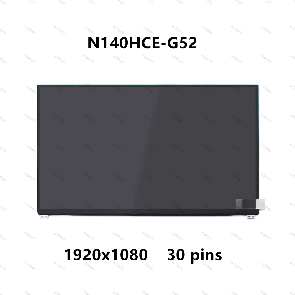 

14.0" IPS LCD LED Screen Panel Matrix For Dell 1920x1080 FHD Display N140HCE-G52 NV140FHM-N47 B140HAN03.4 LP140WF7-SPH1 0KW8T4