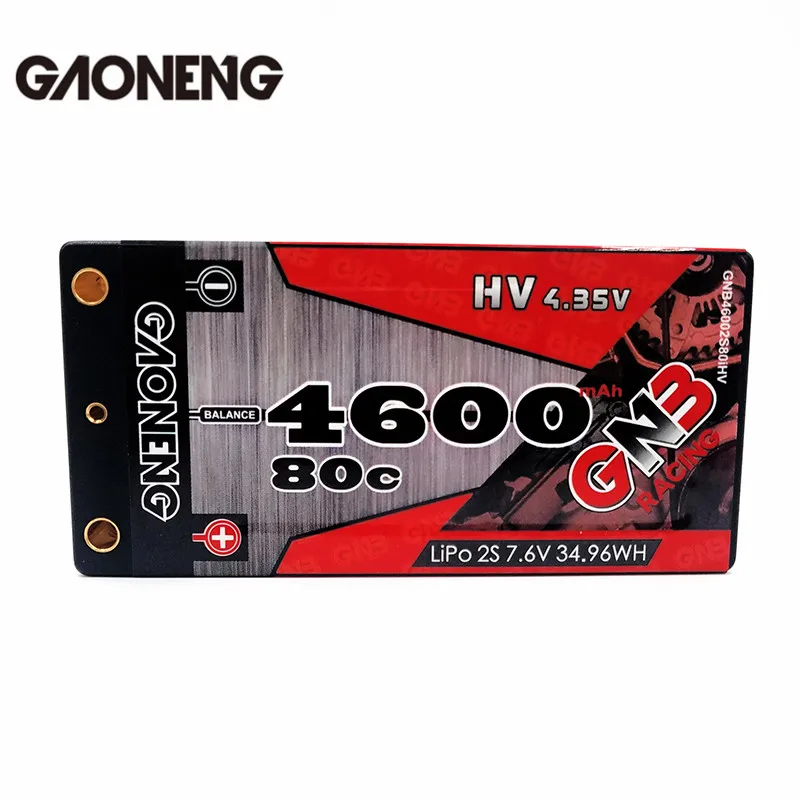 

New Arrival Gaoneng GNB 7.6V 4600mAh 80C HV4.35 34.96WH Lipo Battery T Plug For RC Toys Models