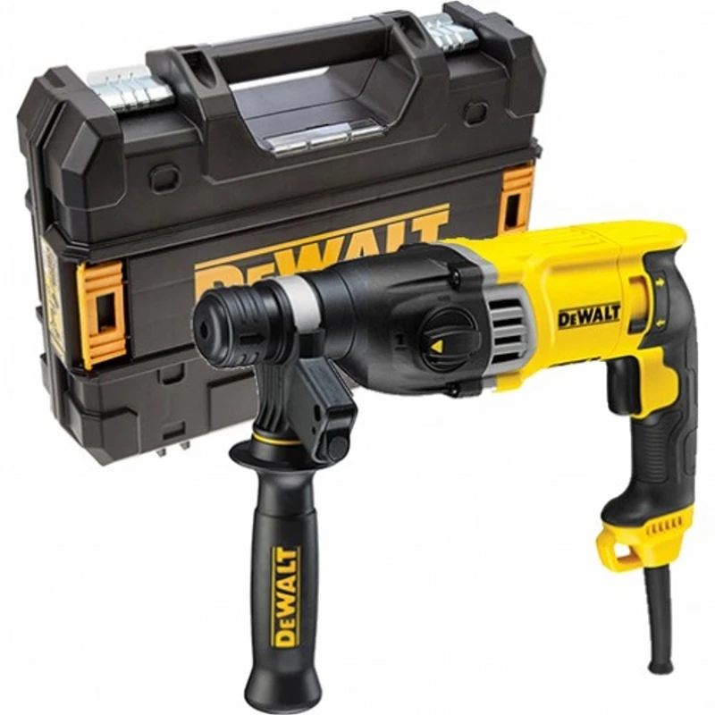 Перфоратор электрический DeWalt D25143KB  (Мощность 900 Вт, энергия удара 3.2 Дж, сверление дерева 30 мм, бетона 28 мм, металл 13мм, патрон типа SDS+, реверс)