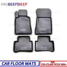 Для Mercedes-Benz CLS Class W219 2004-автомобильные коврики, коврики, автомобильные коврики, водонепроницаемые, пылезащитные, для автомобиля, стильный интерьер