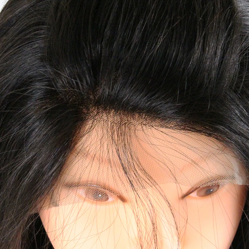 straight lace front virgin human hair