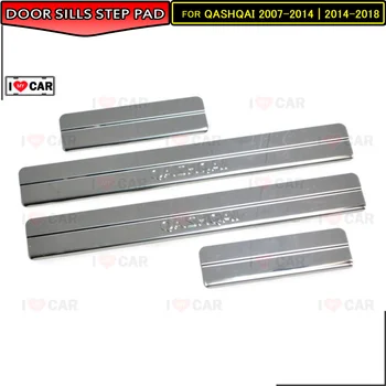 

Door sills for Nissan Qashqai 2007-2014 | 2014-2018 stainless door sills sticker interior car styling decoration protection