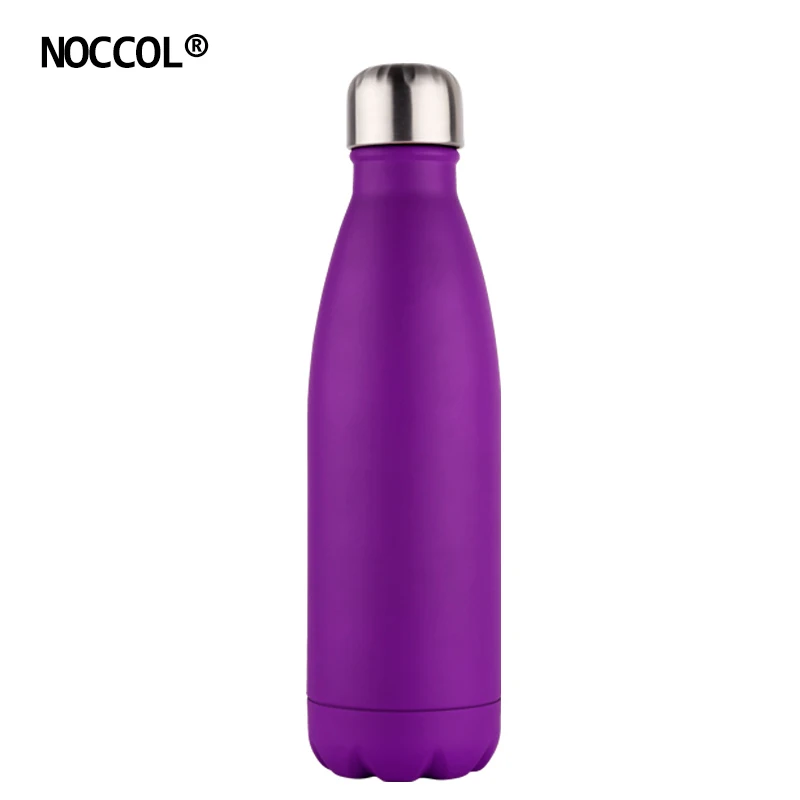 NOCCOL 500 мл, карамельный цвет, Вакуумная бутылка для воды, термос, высокое качество, для спорта, нержавеющая сталь, для путешествий, кофейная кружка, лучшие Термосы с изоляцией