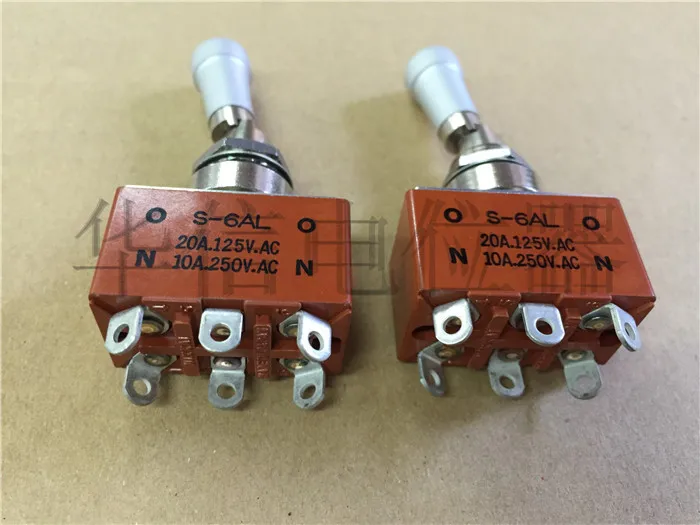 Original new 100 Japan imported S 6AL 10A250V.AC 6 feet 2 gear pull