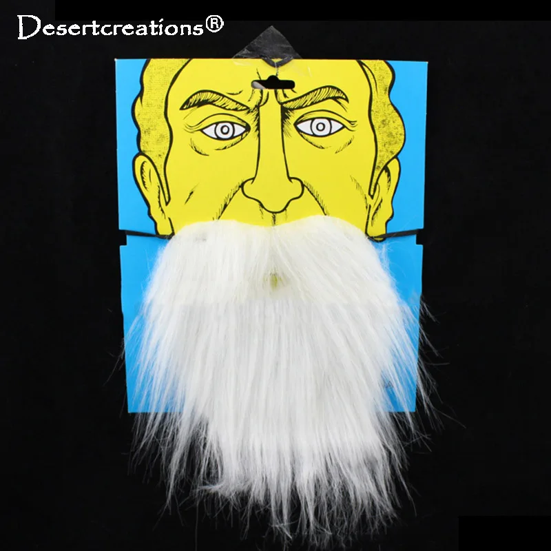 

1pc Halloween Mask Fake Mustache Funny Costume Party Artificial Beard Facial Game Black Whisker Santa Claus Beard Party Supplies