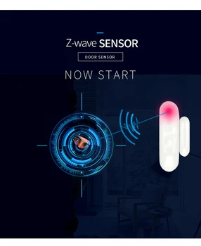 

YobangSecurity Z-wave APP Door Window Sensor Work with Zwave 300 500 series Magnet Lock Door Sensor Alarm For Home Security