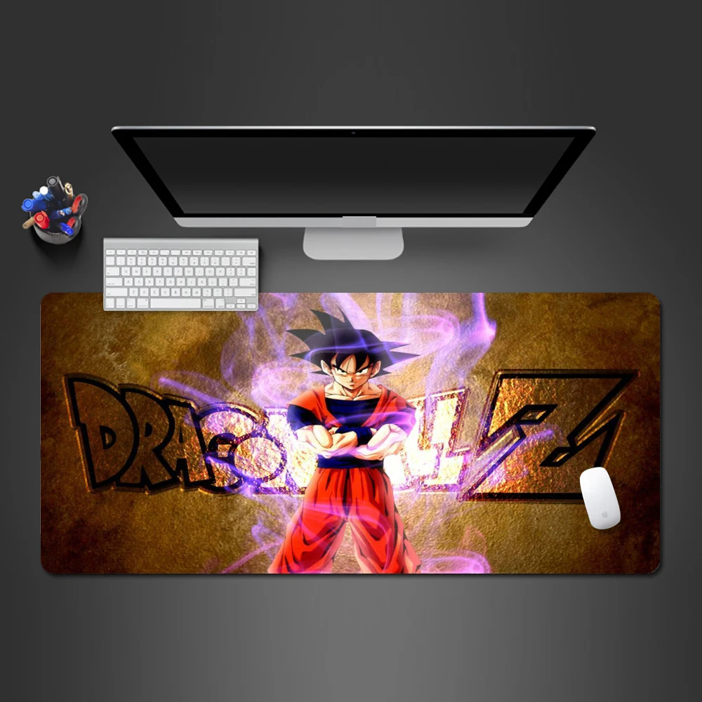 

Red Flame Wukong Anime Mouse Pad Fast Washable Mousepad Computer Games Mouse Pad High Quality Mouse Mats Cool Dragon Ball Gifts