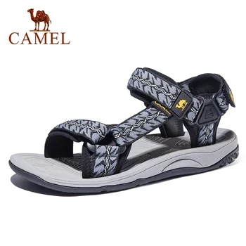 

CAMEL Men Women Outdoor Beach Sandals Summer Casual Comfortable Anti-slip Beach Outdoor Sports Fishing Sandals