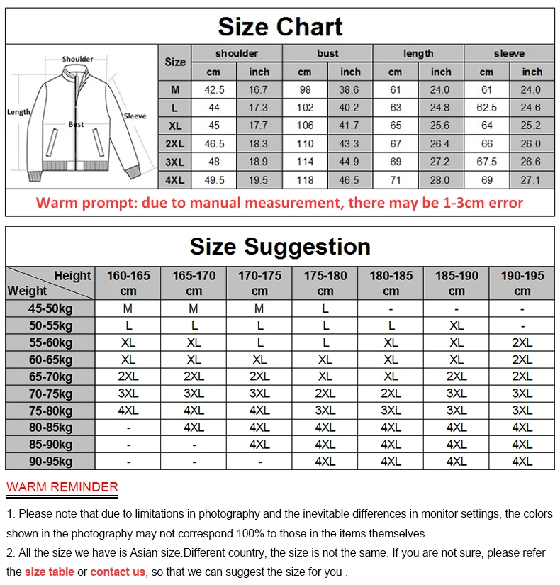 New 2019 Jacket Men Fashion Casual Loose Mens Jacket Streetwear Bomber ...